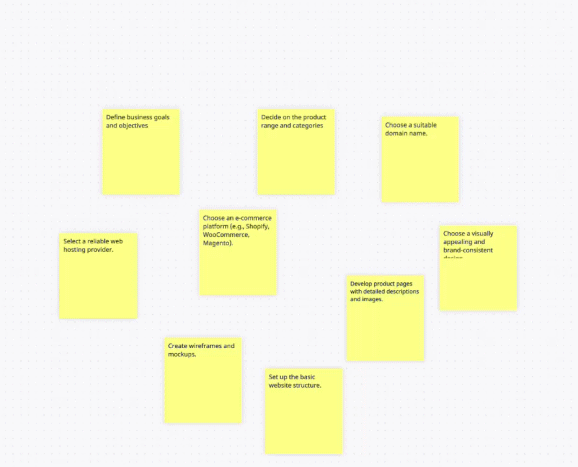 Organize information by converting notes and diagrams into structured flowcharts