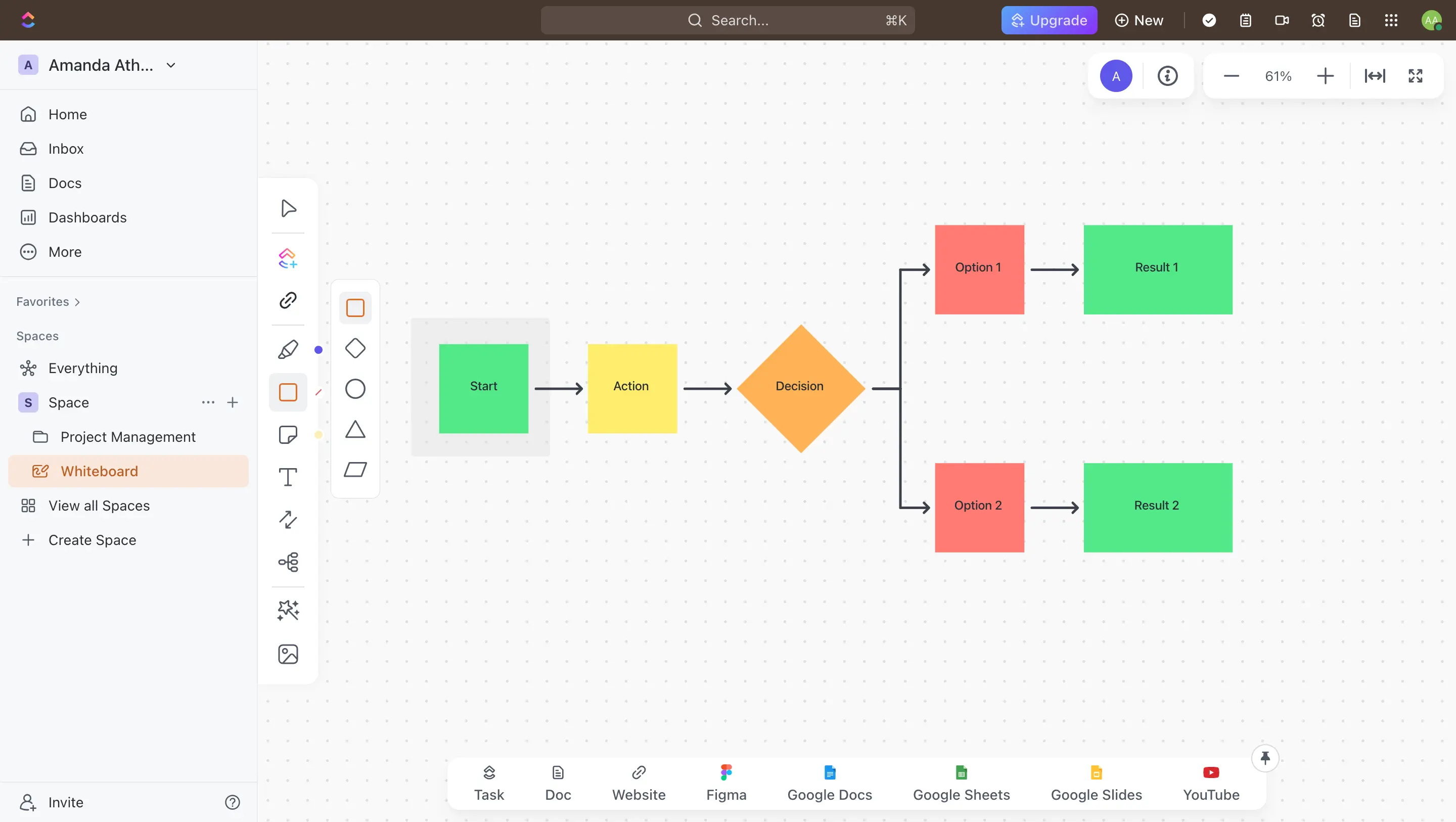 Snapshot of ClickUp